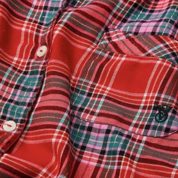 Victoria's Secret Flannel Pajama Set NWT, Size Small - Picture 2 of 4